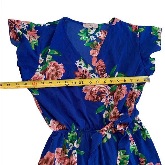 Dream of Me Floral High Low Maxi Dress Size Medium - Picture 7 of 17